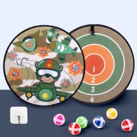Spot Wholesale Children's Sticky Ball Dart Board Cartoon Fun Dart Board Plus Velvet A Variety Of Creative Cartoon (Option: C7)
