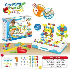 Creative Building Kits Educational Blocks Sets (Option: 193pc color packing)