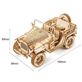 3D Wooden Puzzle Model Toys MC701 (Option: default)