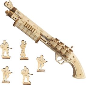 Robotime Gun Blocks Model Buliding Kit Toys Gift For Children Kids Boys Birthday Gift (Option: LQ501)