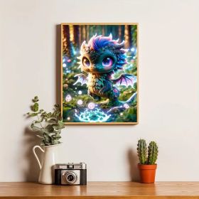 5DDIY Diamond Painting Set - Full Diamond Round Water Diamond Art, Sparkling Mosaic Handmade Home Decoration, Including Durable Canvas And Tools (Option: Style10)