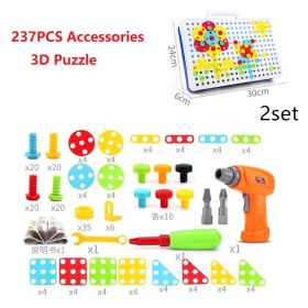Creative Building Kits Educational Blocks Sets (Option: 2 set 237pc English)
