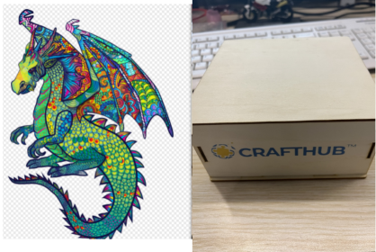 Animal Puzzle Craft Hub A3 Size (Option: 35style-A3 wooden box)