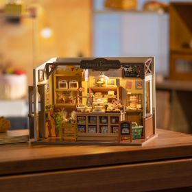 Rolife Becka's Baking House DIY Miniature House For Kids 3D Wooden Toys DG161 (Option: DG161)