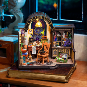 Rolife The Magic Study DIY Miniature House, Only Supports TK And Independent Sites (Option: The Magic Study)