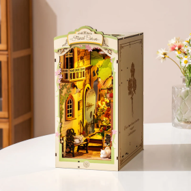 Rolife Floral Corner DIY Book Nook Shelf Insert Kit, Only Supports TK And Independent Website Platforms (Option: Floral Corner)