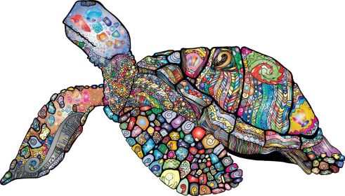 Colorful Butterfly Animal Wooden Puzzles (Option: Style23-A5)