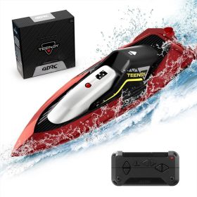 4DRC S5 Fast RC Boat For Pools And Lakes, 2.4 GHz 20- MPH Racing Boats For Kids (Option: As shown in the picture)