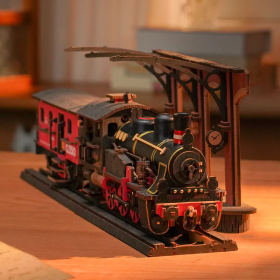 Rolife Steam Journey 3D Wooden Puzzle, Only Supports TK And Independent Website Platforms (Option: Steam Journey)