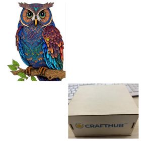 Animal Puzzle Craft Hub A3 Size (Option: 39style-A3 wooden box)