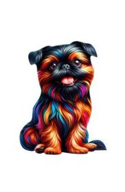 Dog Wooden Puzzles (Option: Style28-A4)