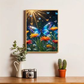 5DDIY Diamond Painting Set - Full Diamond Round Water Diamond Art, Sparkling Mosaic Handmade Home Decoration, Including Durable Canvas And Tools (Option: Style13)