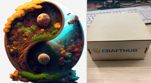 Animal Puzzle Craft Hub A3 Size (Option: 37style-A3 wooden box)