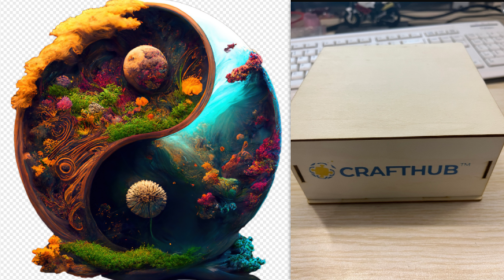 Animal Puzzle Craft Hub A3 Size (Option: 37style-A3 wooden box)