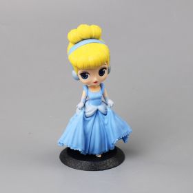 Disney's Hand-Made Frozen Princess Aisha Ann Kawaii Big Eyes Princess Variety Little Beauty Character Action Figure (Color: 002, size: 10cm or more)