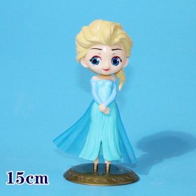 Disney's Hand-Made Frozen Princess Aisha Ann Kawaii Big Eyes Princess Variety Little Beauty Character Action Figure (Color: 7, size: 10cm or more)