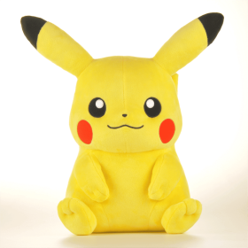 New Cartoon Pokemon Plush Toy Charmander Squirtle Bulbasaur Plush Doll Eevee Mewtwo Jigglypuff Snorlax Plush Toy Children's Gift (Color: Pikachus 20CM2)