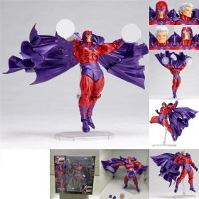 Marvel Revoltech Anime Toy Carnage Deadpool Spider-Man Gwen Stacy Venom Wolverine Magneto Captain America Action Figure Toy (Color: wan ci wang)