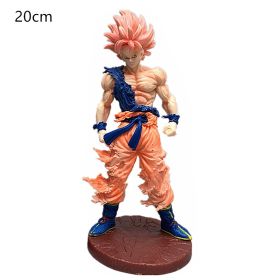 Dragon Ball RORONOA Original Banpresto DBZ Super Goku Broly Vegeta Gogeta Jiren Action Figure Collection Model Toy Figure (Color: B)