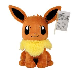 Original Pokemon Pikachu Plush Toy Doll Bulbasaur Squirtle Charmander Charizard Eevee Snorlax Jigglypuff Psyduck Toys Children (Color: Eevee 26cm)