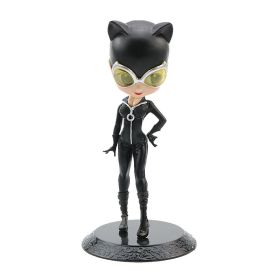 Q Version Of Marvel Superhero Princess Aisha Ann; Harley Quinn And &quot;Supergirl And Catwoman&quot; Action Doll Home Decoration Gifts (Color: E, size: 13CM)