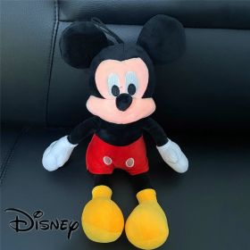 Disney's New Classic Mickey Minnie Plush Toy Doll Mickey Mouse Animal Doll Pillow Toy Children's Birthday Christmas Gift (Height: 20CM, Color: mi qi)