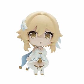 New Pymon Genshin Impact Lumine Diluc Ragnvindr Amber Anime Action Doll Collection Model Doll Children'S Gift (Color: F, size: 8cm)