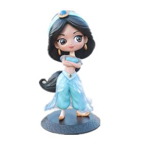 Q Version Of Marvel Superhero Princess Aisha Ann; Harley Quinn And &quot;Supergirl And Catwoman&quot; Action Doll Home Decoration Gifts (Color: 003, size: 13CM)