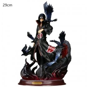 Naruto GK Uchiha Itachi I Love Rosha Cloud Sitting Crane Shield Sand Storm Sasuke Chidori San Diego PVC Action Figure Gift (Color: SB-53)