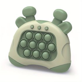 Light Up Pop It Pro: Fast Push Puzzle Game Console For Kids - Fun Electronic Game Christmas, Halloween, Thanksgiving Gift (style: Deer Green)