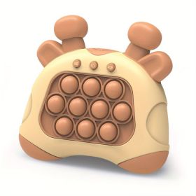 Light Up Pop It Pro: Fast Push Puzzle Game Console For Kids - Fun Electronic Game Christmas, Halloween, Thanksgiving Gift (style: Deer Brown)
