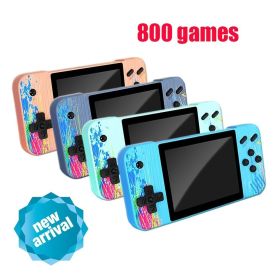 Classic Mini Handheld Video Game Console Retro 8 Bit Classic Games, Portable (Color: Double Pink)