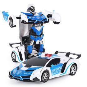 2.4G Remote Control Car; Transform Robot RC Cars Contains All Batteries: One-Button Deformation and 360 Degree Rotating Drifting; Present Christmas Bi (Colour: 278 Lambo(red), size: 2.4G)