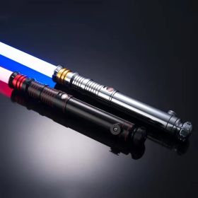 TXQ SABER Smooth Swing Lightsaber Metal Hilt Heavy Dueling 12 Colors Changing Blaster Cosplay Bluetooth Laser Sword Kids Toys (Color: TSK-E11-B-BlackRed, version: Premium RGB)