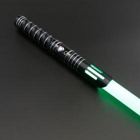 TXQ SABER RGB Lightsaber Metal Hilt 12 Color Changing and Soundfonts FOC Lock Up Light Saber Cosplay Toys Blaster Laser Swords (Color: Black, version: SN-Pixel)