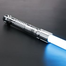 TXQ SABER New Dark D Smooth Swing Lightsaber Eco pixel Metal Hilt for Heavy Dueling Tip Drags Jedi Cosplay Laser Sword Kids Toys (Color: Silver, version: RGB)