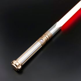 TXQ SABER Force Heavy Dueling RGB / Neo Pixel Motion Control Lightsaber Infinite Colour Change Premium aluminium handle Jedi Sword Kids Toys (Color: TSK-E02-Gold, version: Premium RGB)