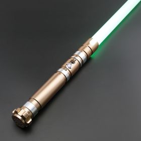 TXQ SABER Force Heavy Dueling RGB / Neo Pixel Motion Control Lightsaber Infinite Colour Change Premium aluminium handle Jedi Sword Kids Toys (Color: TSK-E05-Gold, version: SN-pixel V4 Pro)