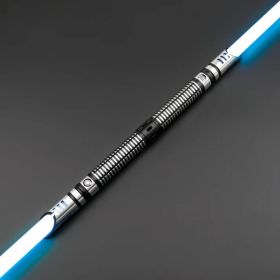 TXQ SABER Heavy Dueling RGB / Neo Pixel Smooth Lightsaber Colors Changing Metal Hilt Lock up Blaster Laser Jedi Sword Kids Toys (Color: TSK-E31-Black(2pc), version: Premium RGB)