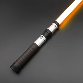 TXQ SABER Heavy Dueling RGB / Neo Pixel Smooth Lightsaber Colors Changing Metal Hilt Lock up Blaster Laser Jedi Sword Kids Toys (Color: TSK-E33, version: Premium RGB)