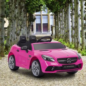 12V Kids SLC300 Ride On Toy Car, Electric Battery Powered Vehicles with LED Lights, Horn, for Children 3-6 (Color: As Picture)