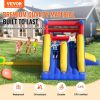 VEVOR Inflatable Bounce House, Outdoor High Quality Playhouse Trampoline, Jumping Bouncer with Blower, Slide, and Storage Bag