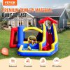 VEVOR Inflatable Bounce House, Outdoor High Quality Playhouse Trampoline, Jumping Bouncer with Blower, Slide, and Storage Bag