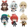 New Pymon Genshin Impact Lumine Diluc Ragnvindr Amber Anime Action Doll Collection Model Doll Children'S Gift
