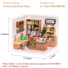 Rolife Super Store Kits Plastic Building Toys For Xmas Gifts DIY Miniature House (Option: DW004)