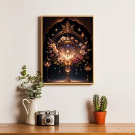 5DDIY Diamond Painting Set - Full Diamond Round Water Diamond Art, Sparkling Mosaic Handmade Home Decoration, Including Durable Canvas And Tools (Option: Style9)