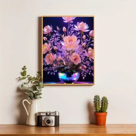 5DDIY Diamond Painting Set - Full Diamond Round Water Diamond Art, Sparkling Mosaic Handmade Home Decoration, Including Durable Canvas And Tools (Option: Style14)