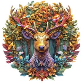 Wooden Jigsaw Puzzle (Option: Style8-A5)