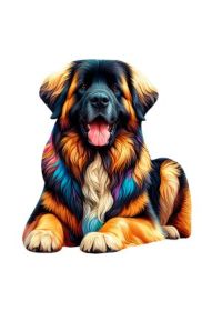 Dog Wooden Puzzles (Option: Style25-A4)