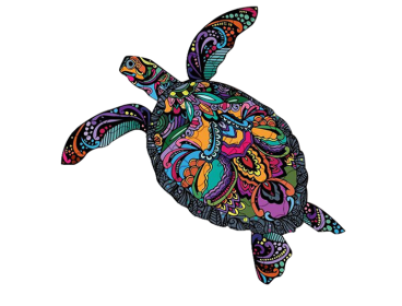 Each Piece Is Animal Shaped Christmas Gift Colorful Elephant Turtle Wooden Jigsaw Puzzles (Option: Style17-A5)